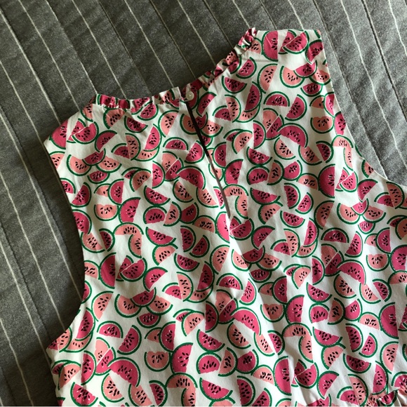 J Crew sleeveless tiered watermelon dress, size 6 - Picture 3 of 10